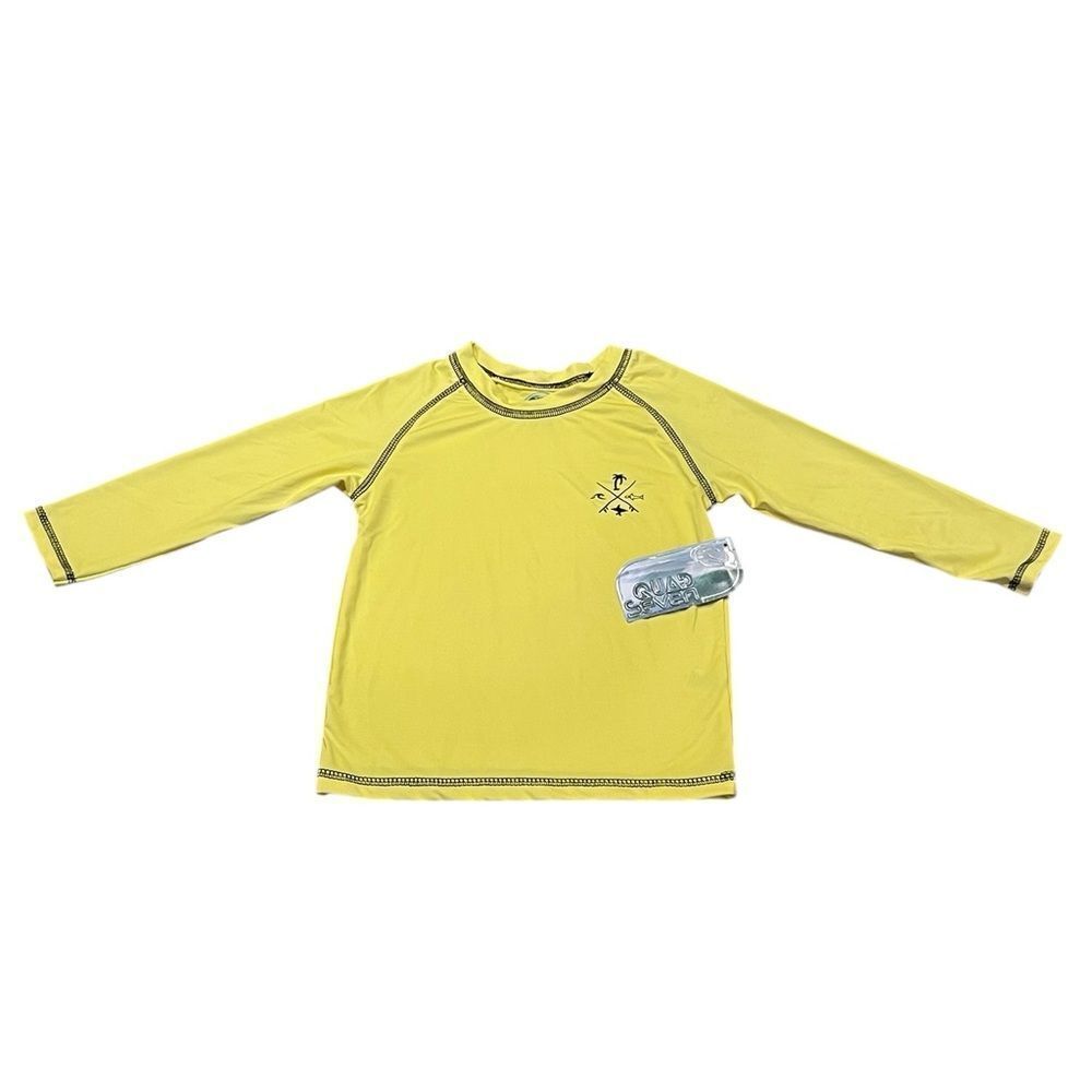 Quad Seven Kids Yellow Rashguard - Picture 2 of 8